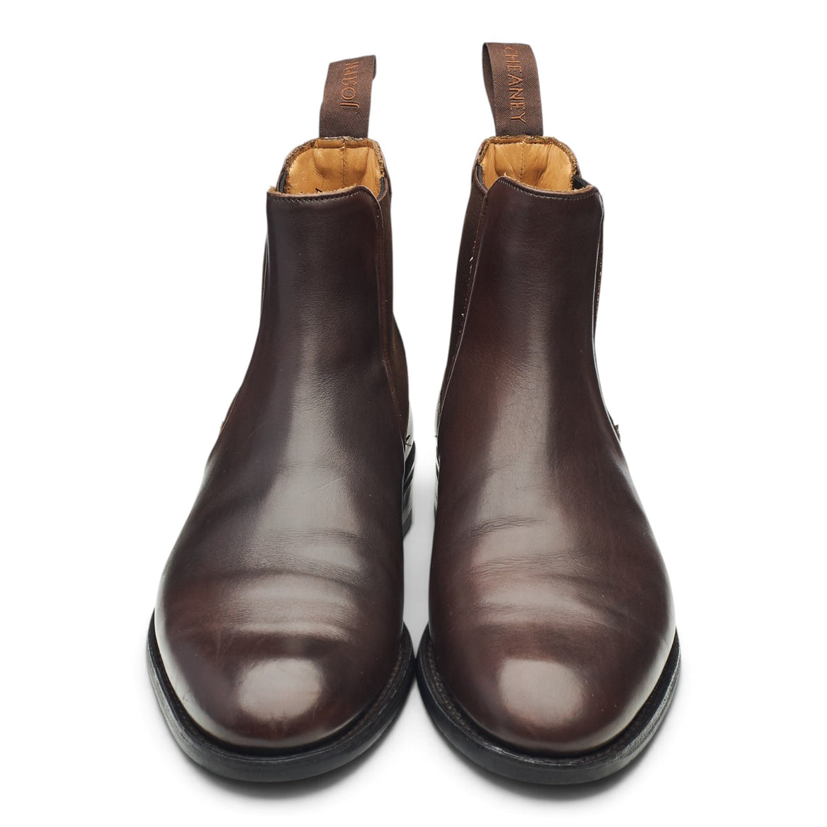 'Godfrey' Dark Brown Leather Chelsea Boots UK 7 F