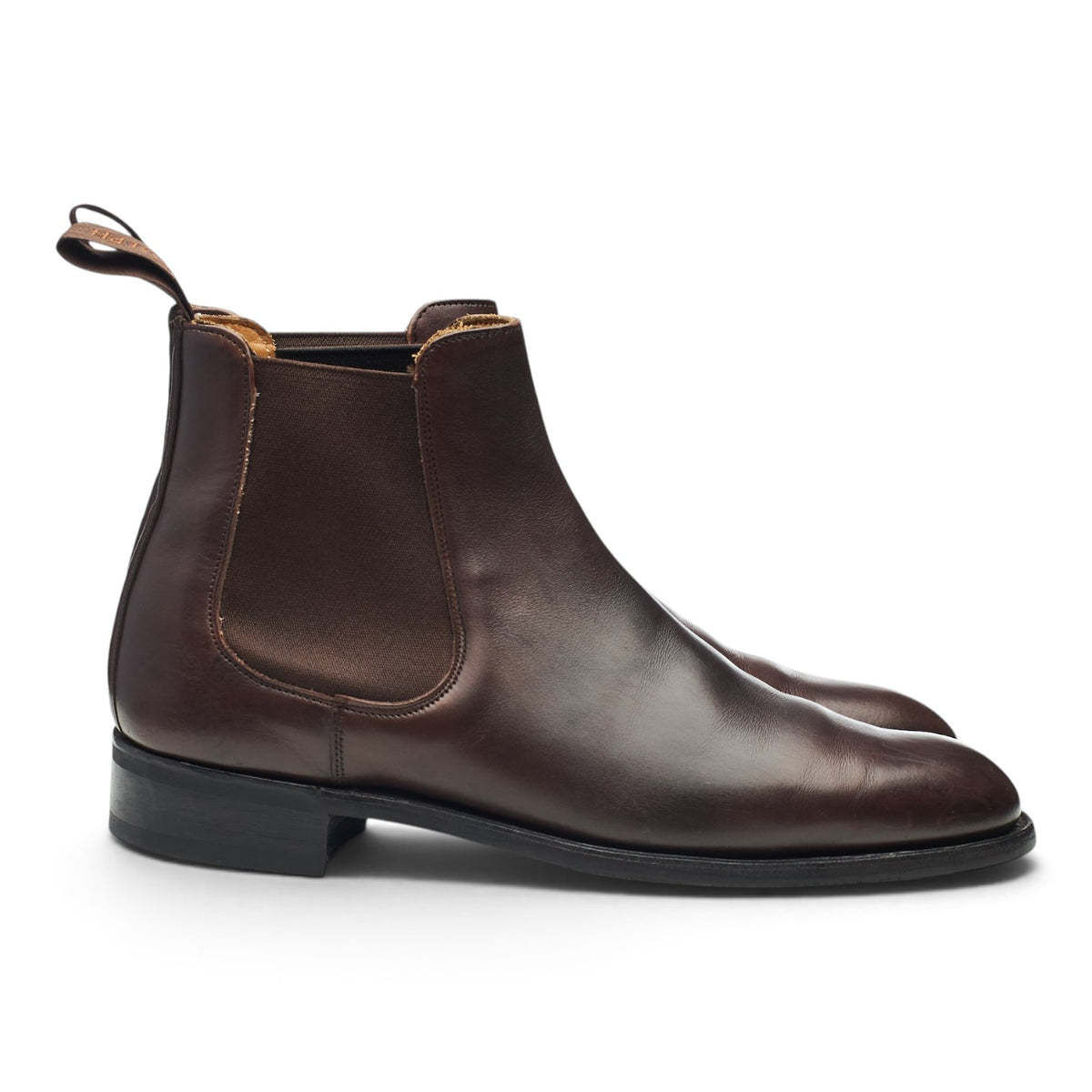 'Godfrey' Dark Brown Leather Chelsea Boots UK 7 F