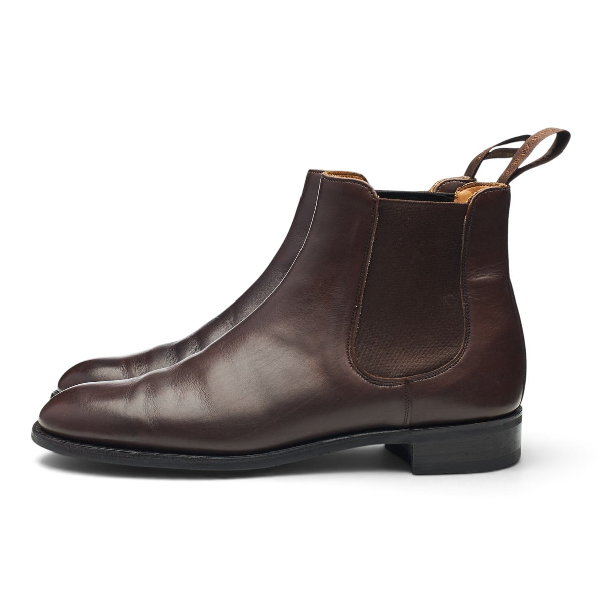 'Godfrey' Dark Brown Leather Chelsea Boots UK 7 F