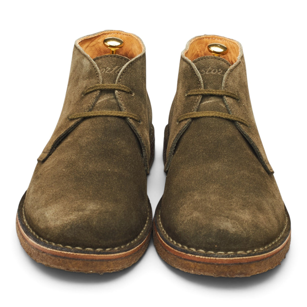 'Greenflex' Green Suede Chukka Boots UK 8 EU 42
