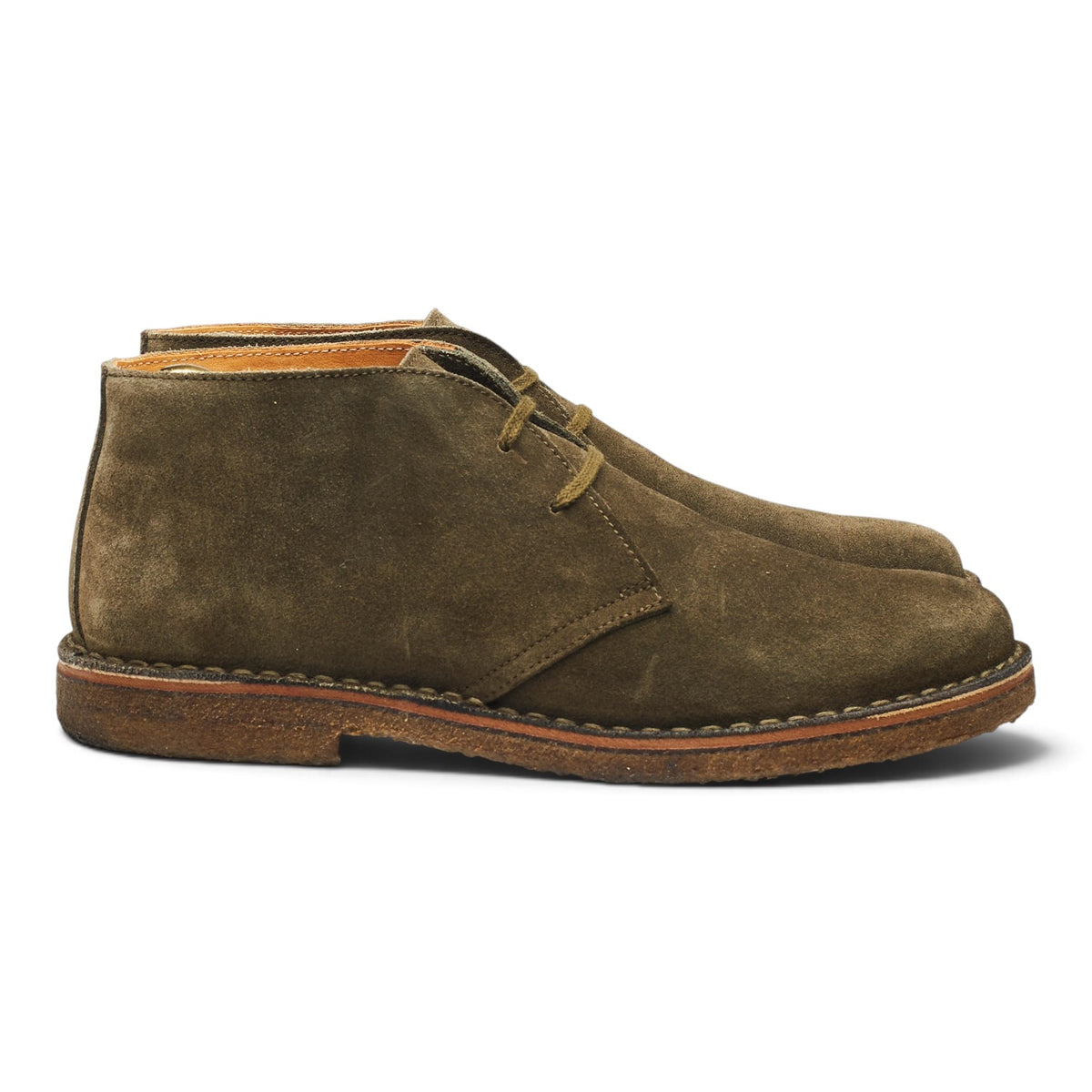 'Greenflex' Green Suede Chukka Boots UK 8 EU 42