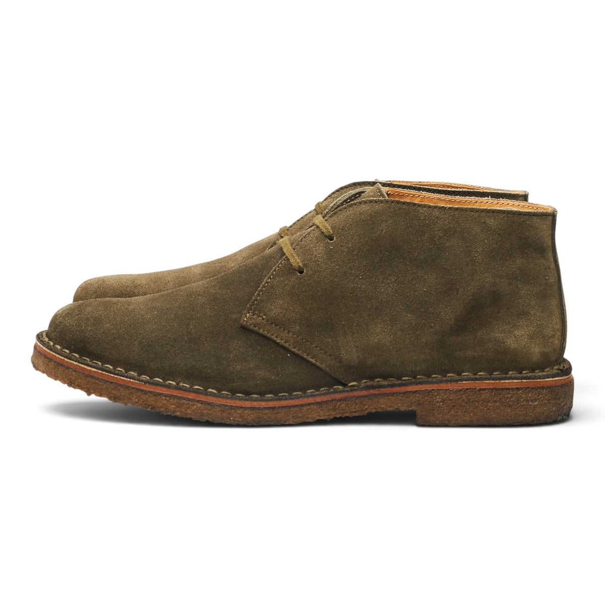 'Greenflex' Green Suede Chukka Boots UK 8 EU 42