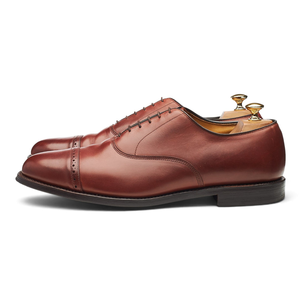 'Byron' Tan Brown Leather Oxford UK 11 US 12 D