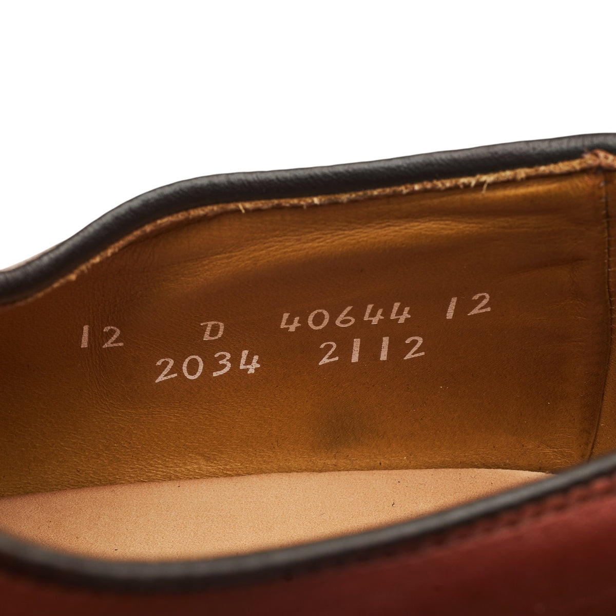 'Byron' Tan Brown Leather Oxford UK 11 US 12 D