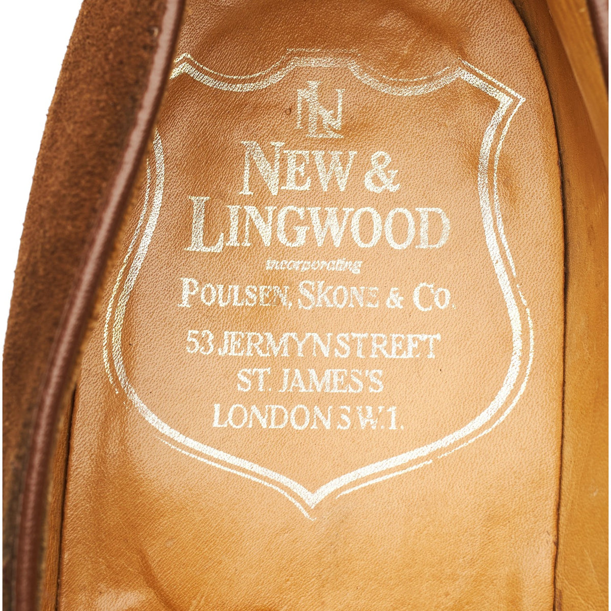 Snuff Brown Suede Penny Loafers UK 10