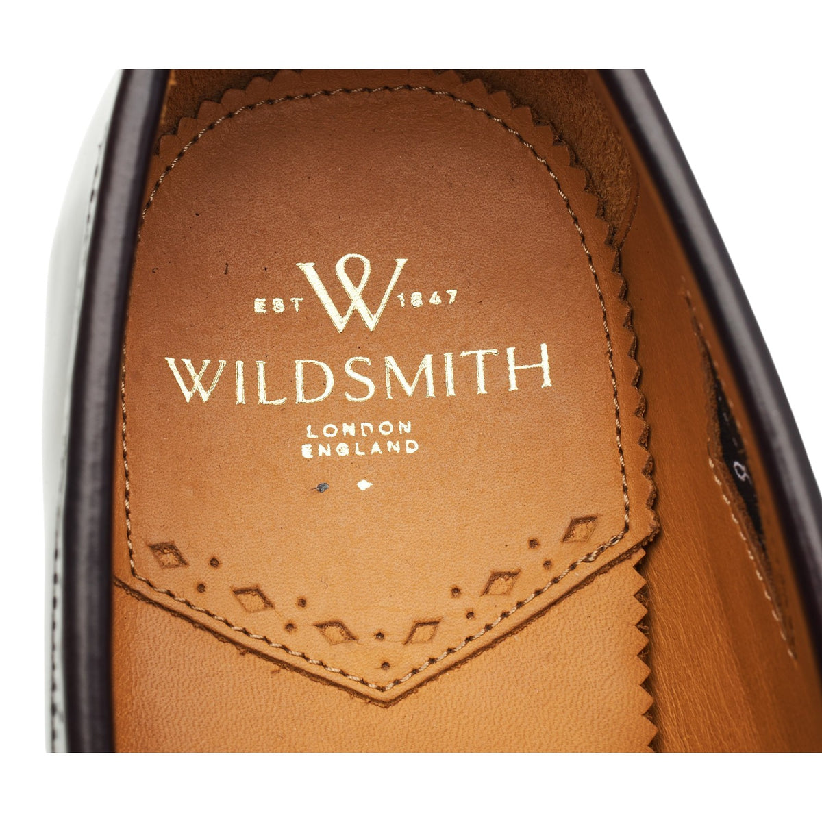 'Model 98' Burgundy Leather Loafers UK 8