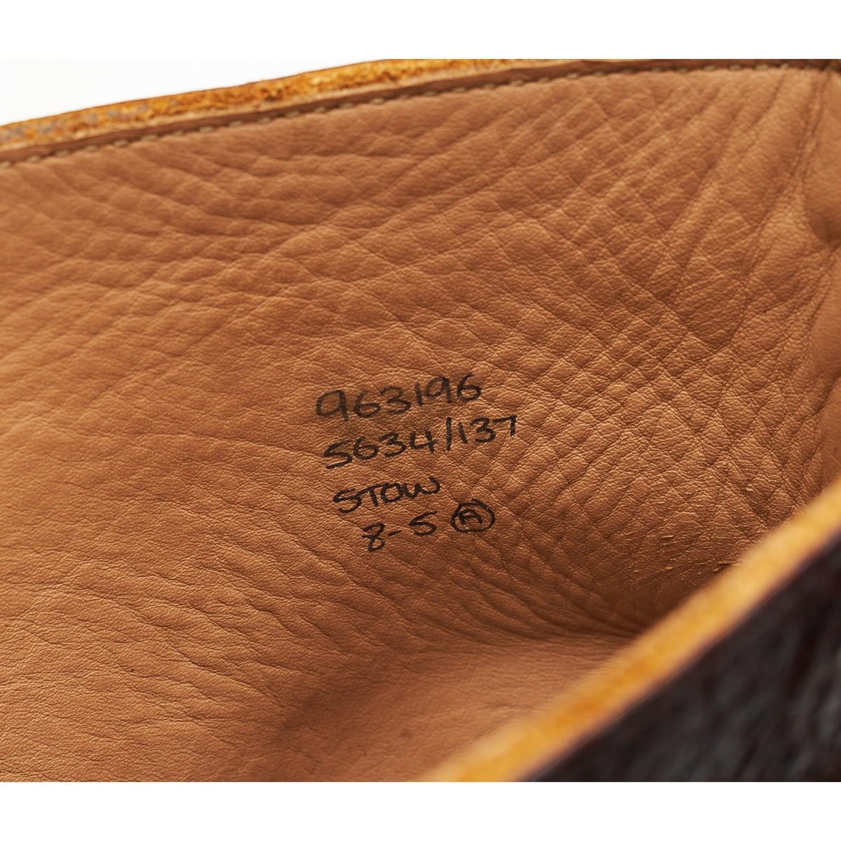 'Stow' Brown Kudu Leather Brogues Boots UK 8