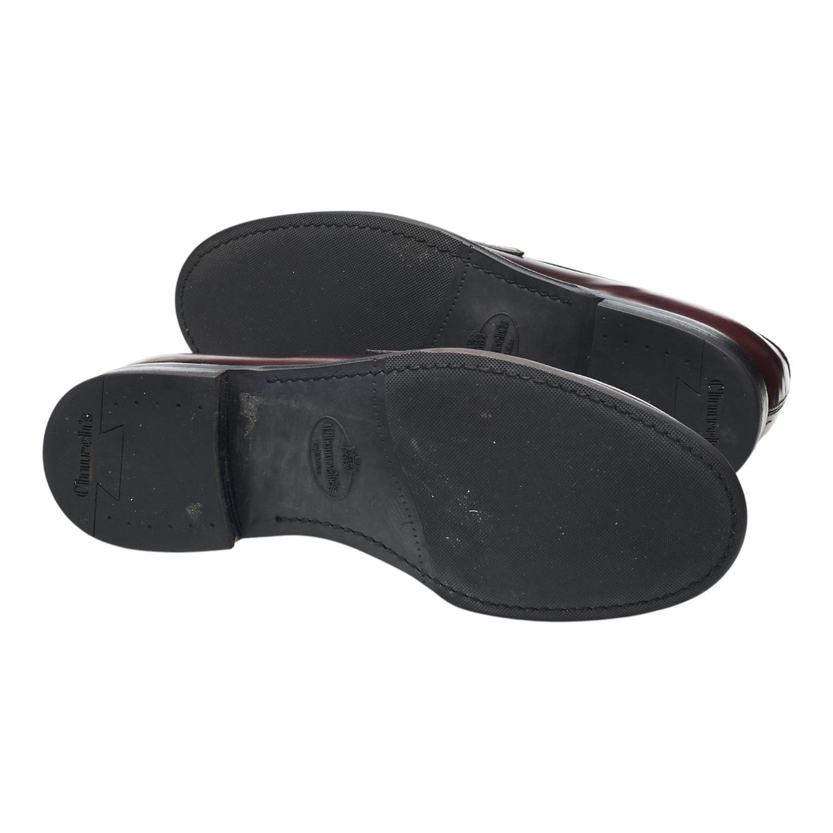 'Gateshead' Burgundy Leather Loafers UK 7 F