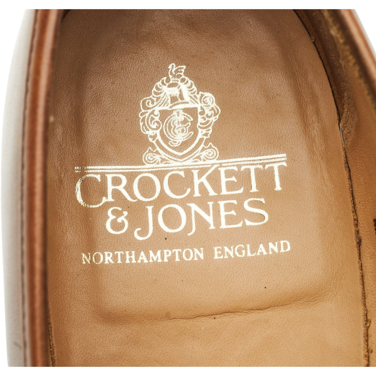 'Sydney' Brown Leather Loafers UK 8.5 E