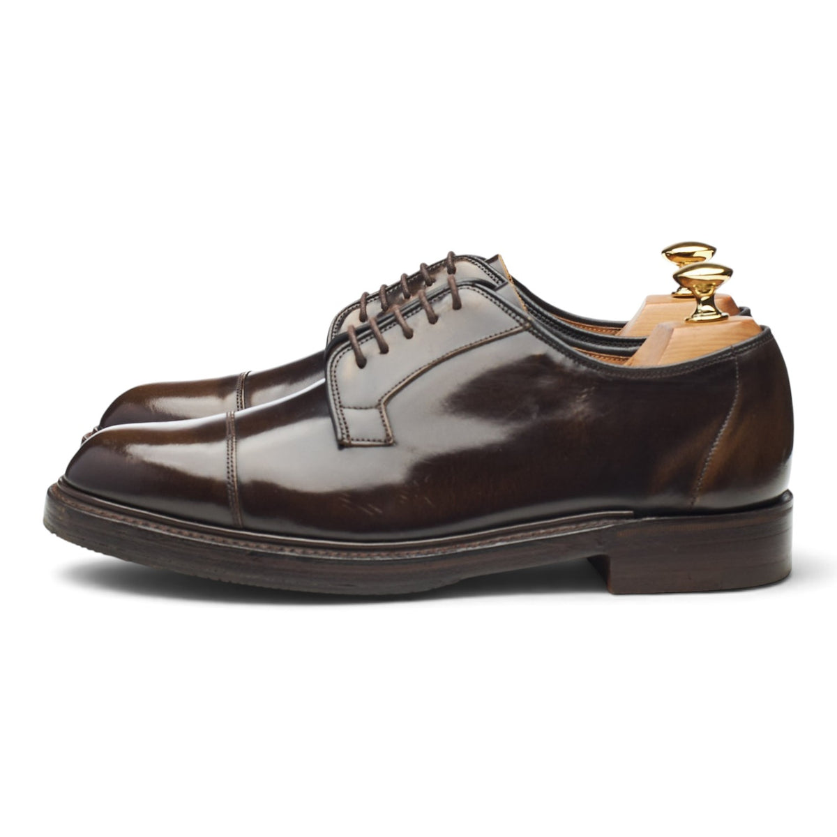Dark Brown Leather Derby UK 6 F