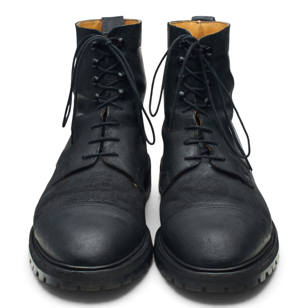 'Coniston' Black Rough-Out Suede Boots UK 9 E