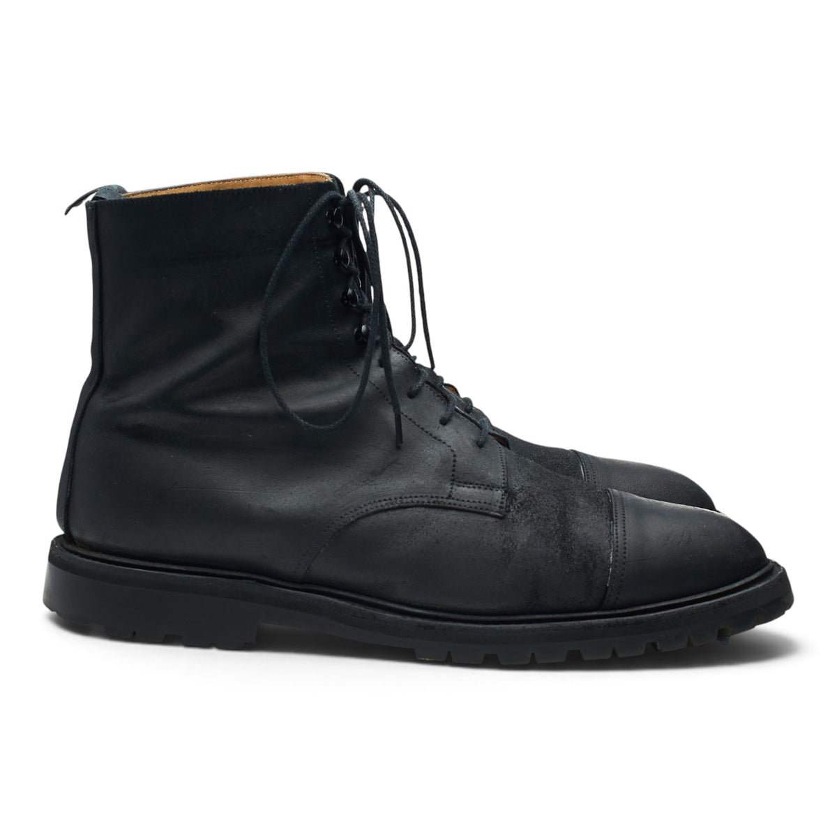 'Coniston' Black Rough-Out Suede Boots UK 9 E