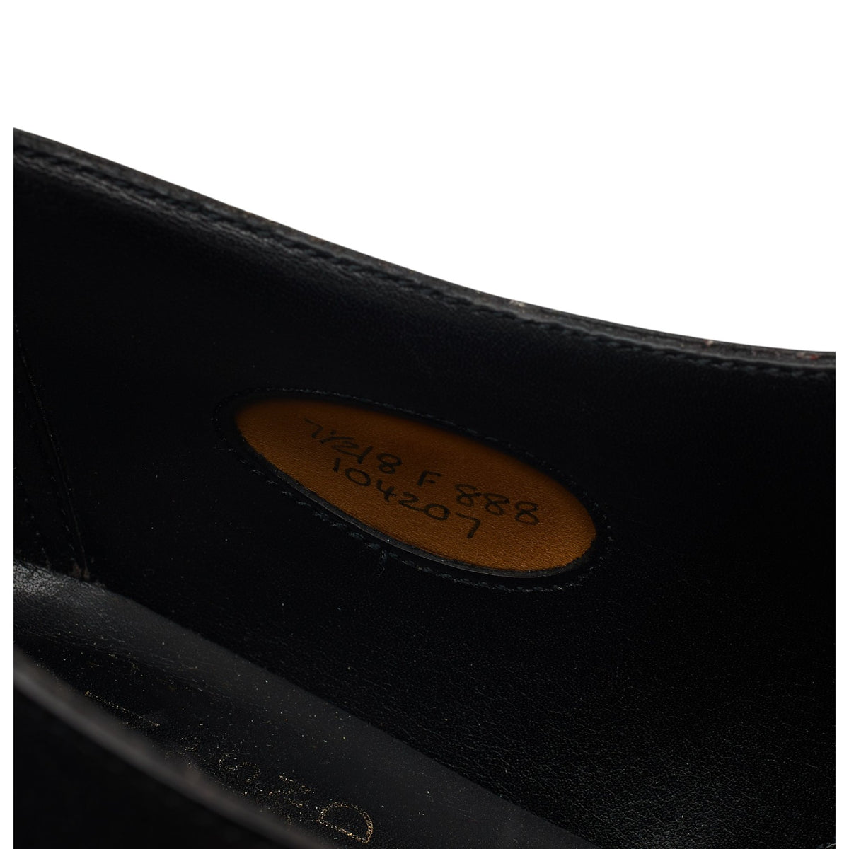'Westminster' Black Leather Double Monk Strap UK 7.5 F