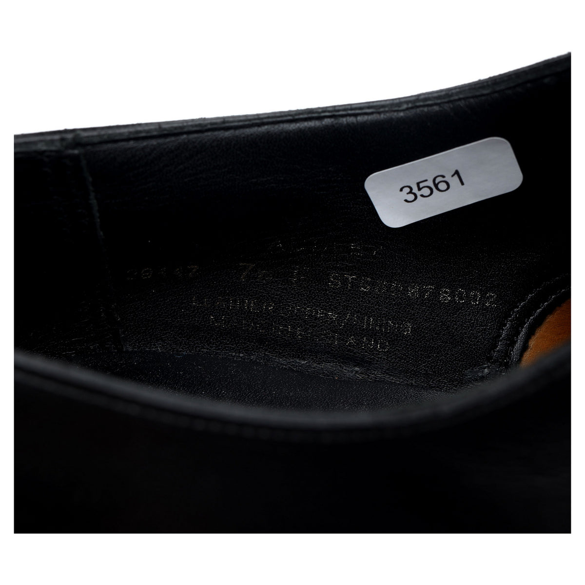 &#39;Audley&#39; Black Leather Oxford UK 7.5 E