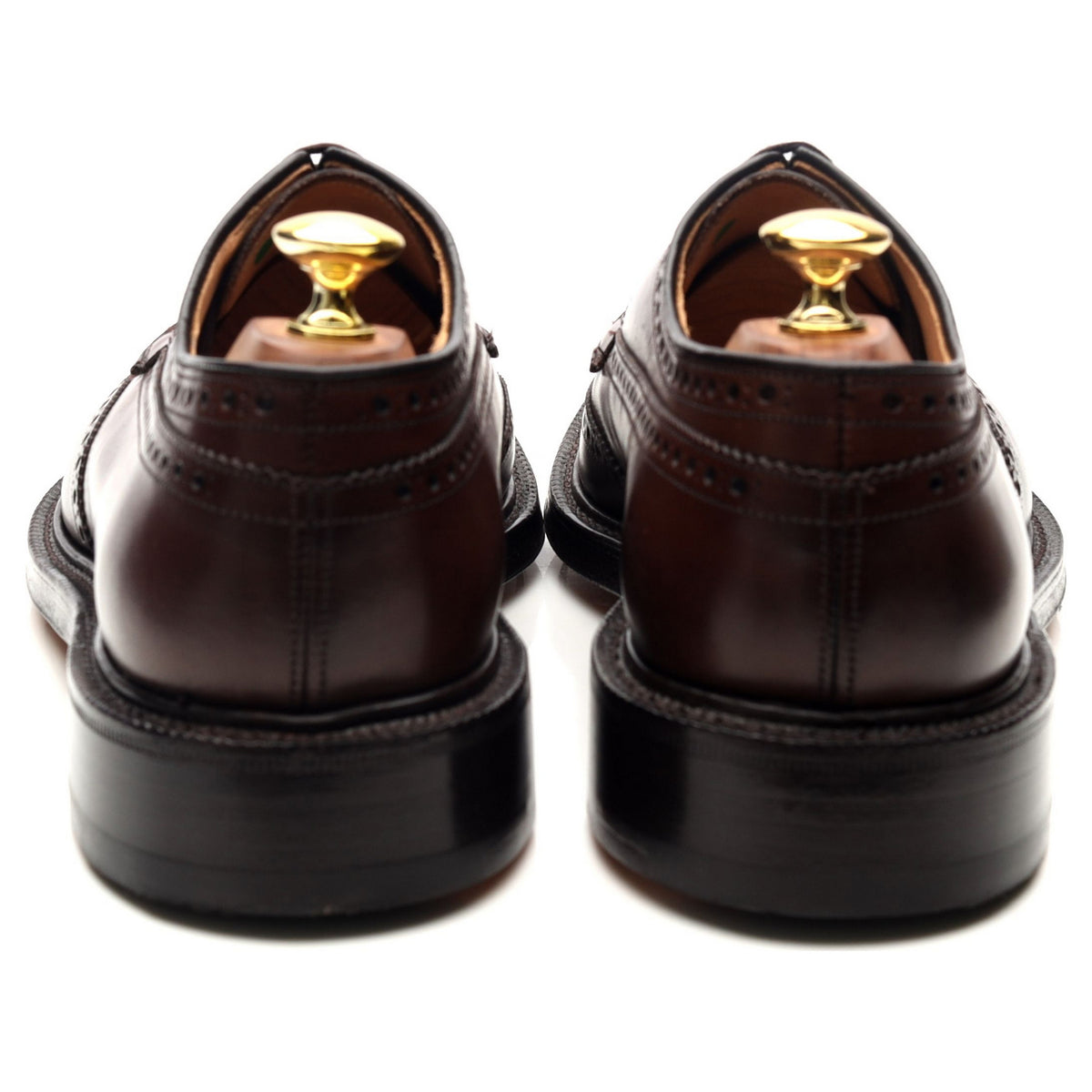 &#39;Grafton&#39; Brown Leather Derby Brogues UK 8 G