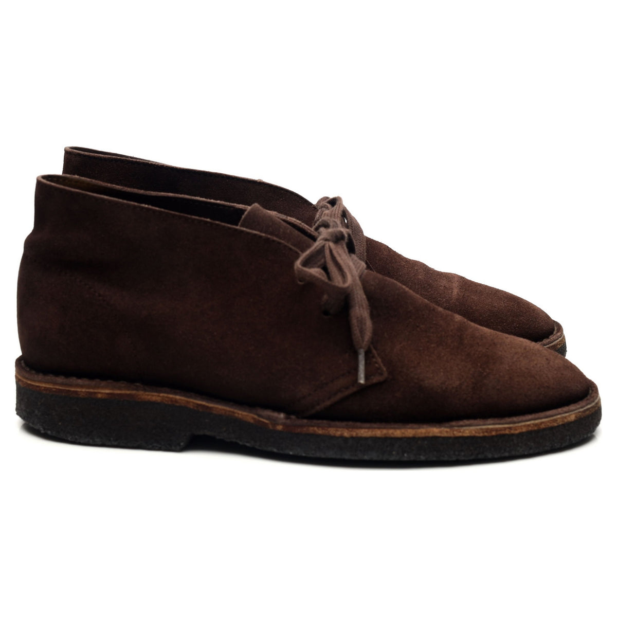 Dark Brown Suede Chukka Boots UK 6.5