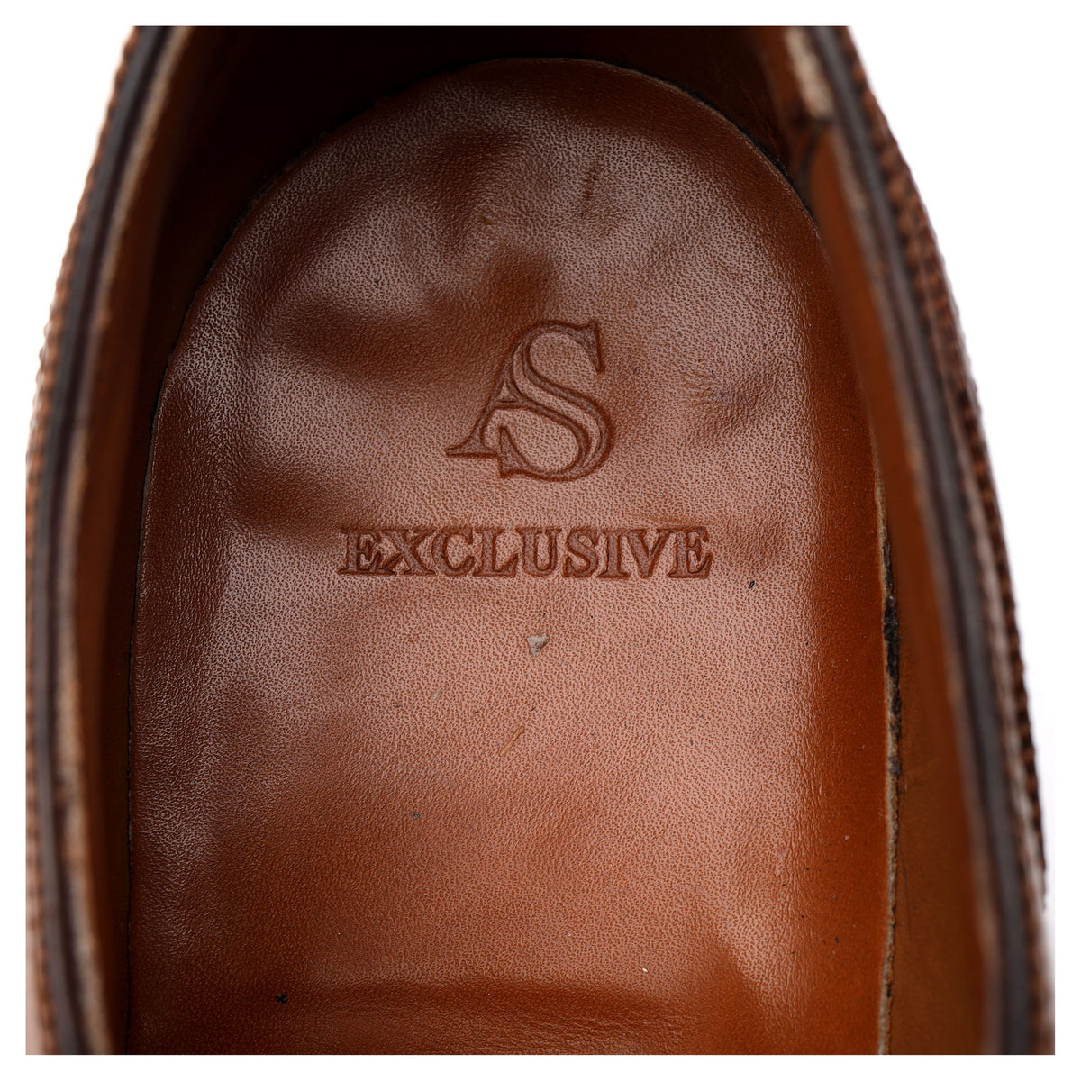 &#39;Moore&#39; Tan Brown Leather Oxford UK 8 F