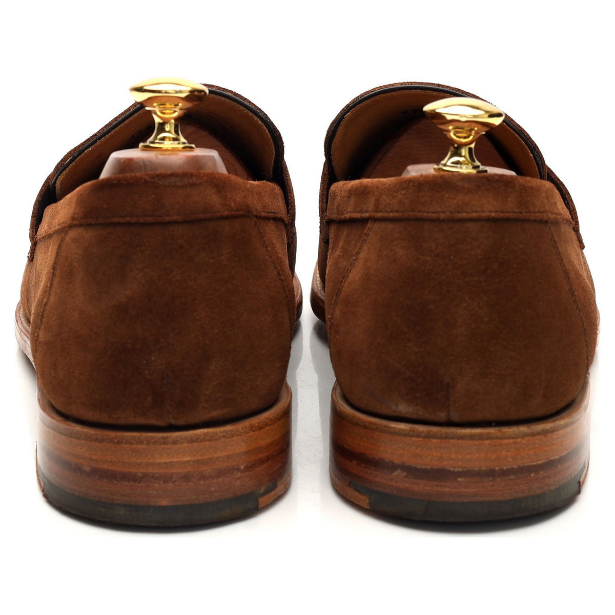 &#39;Audley&#39; Snuff Brown Suede Loafers UK 10 F