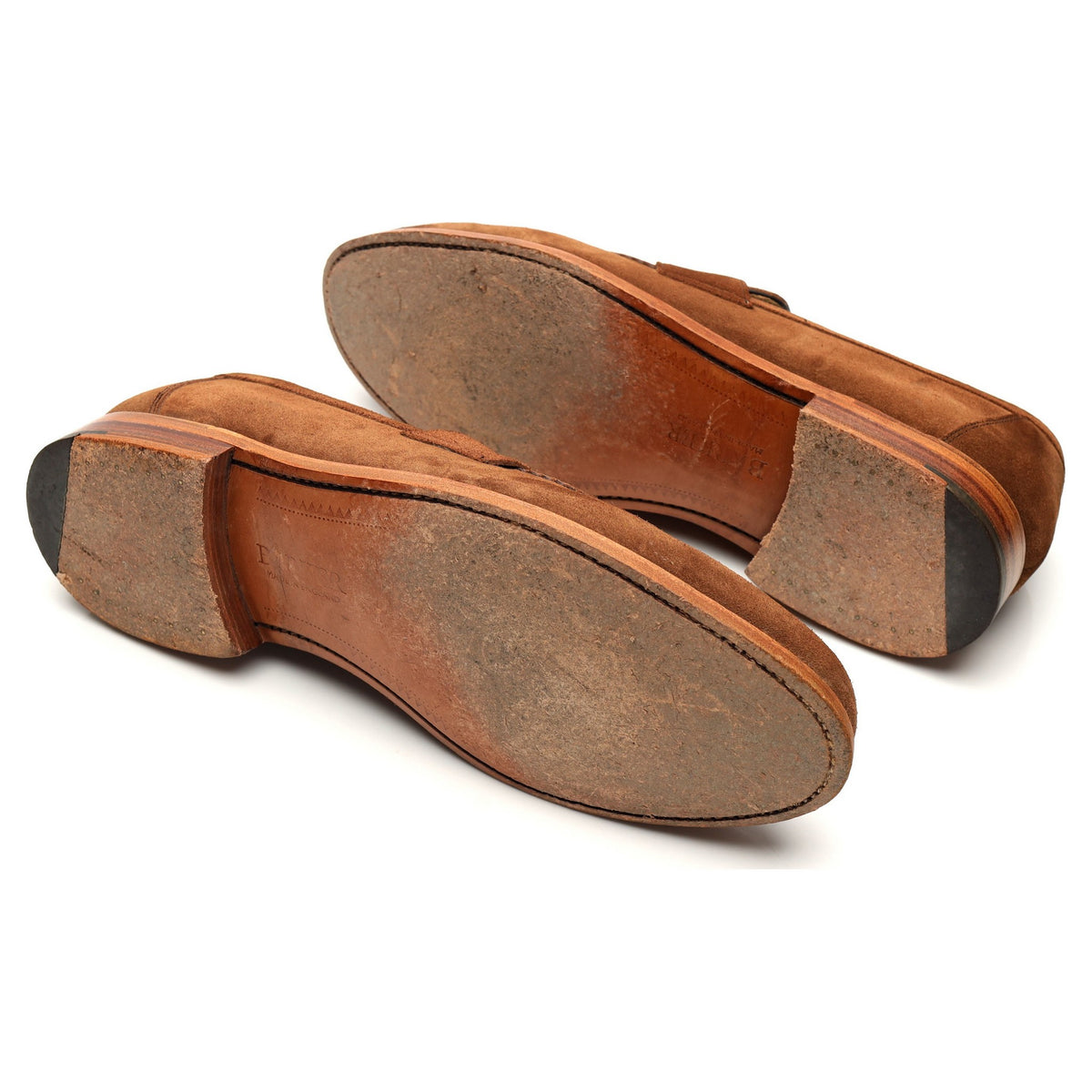 &#39;Audley&#39; Snuff Brown Suede Loafers UK 10 F
