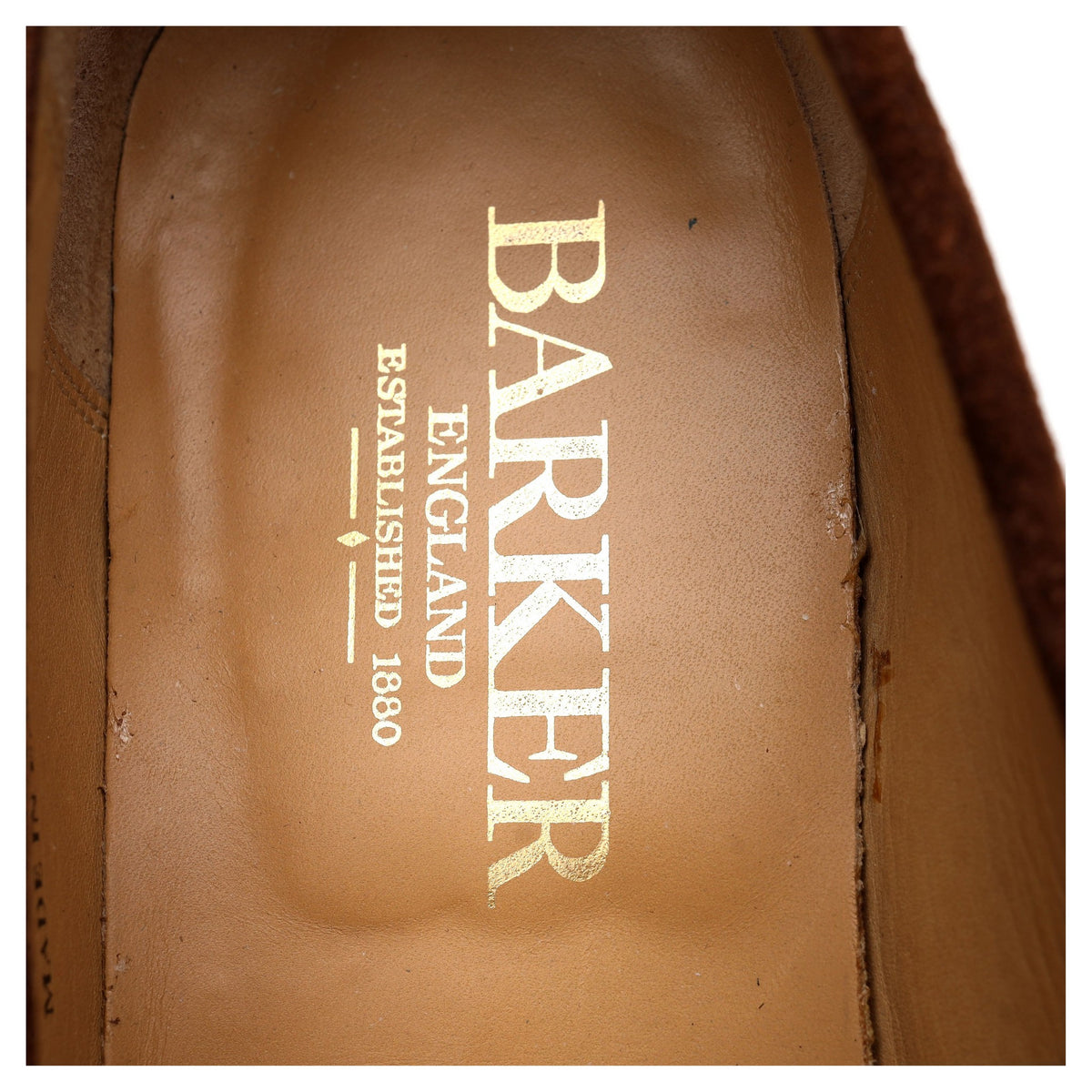 &#39;Audley&#39; Snuff Brown Suede Loafers UK 10 F