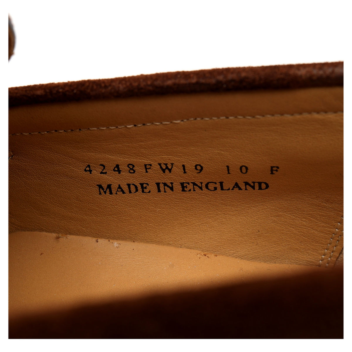 &#39;Audley&#39; Snuff Brown Suede Loafers UK 10 F
