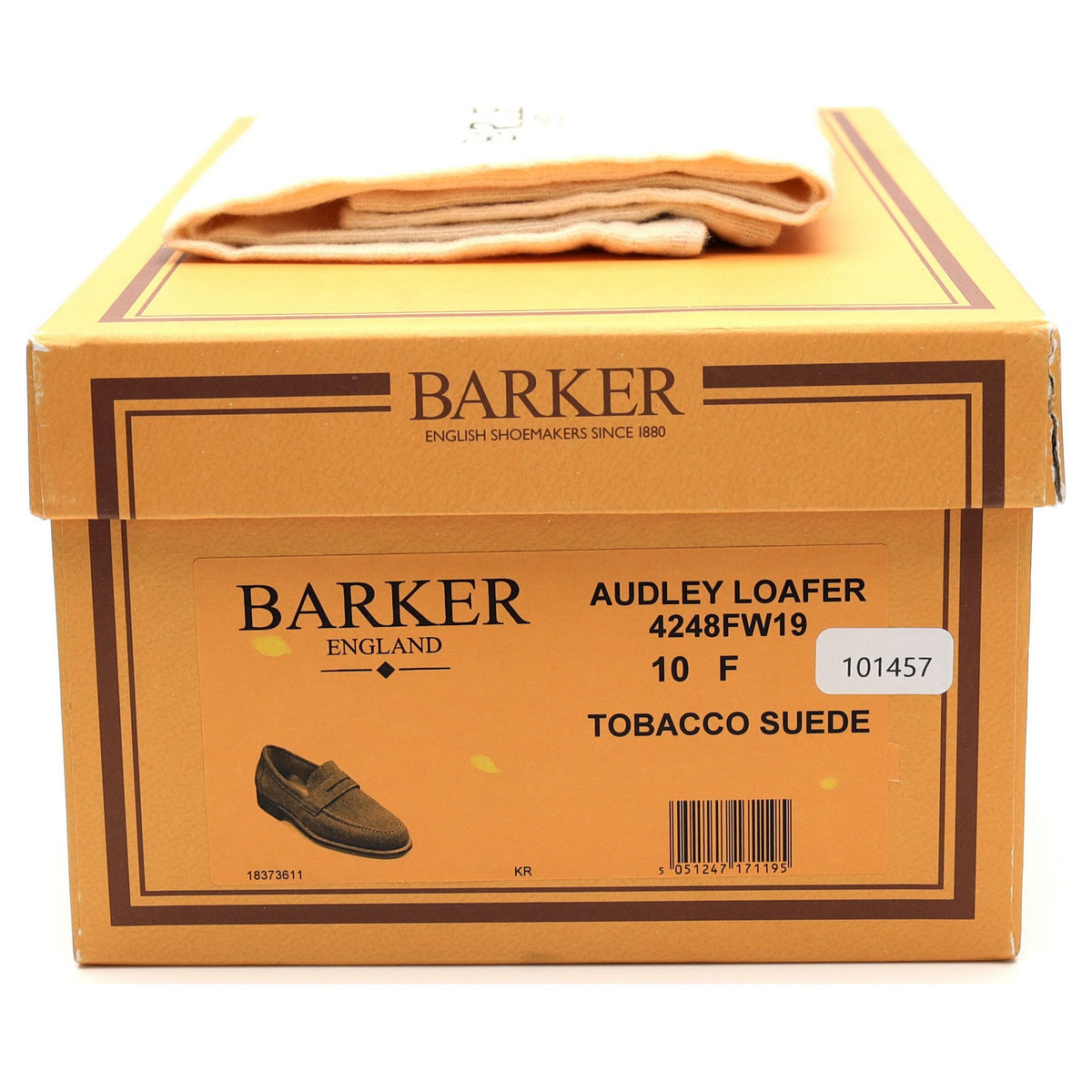 &#39;Audley&#39; Snuff Brown Suede Loafers UK 10 F