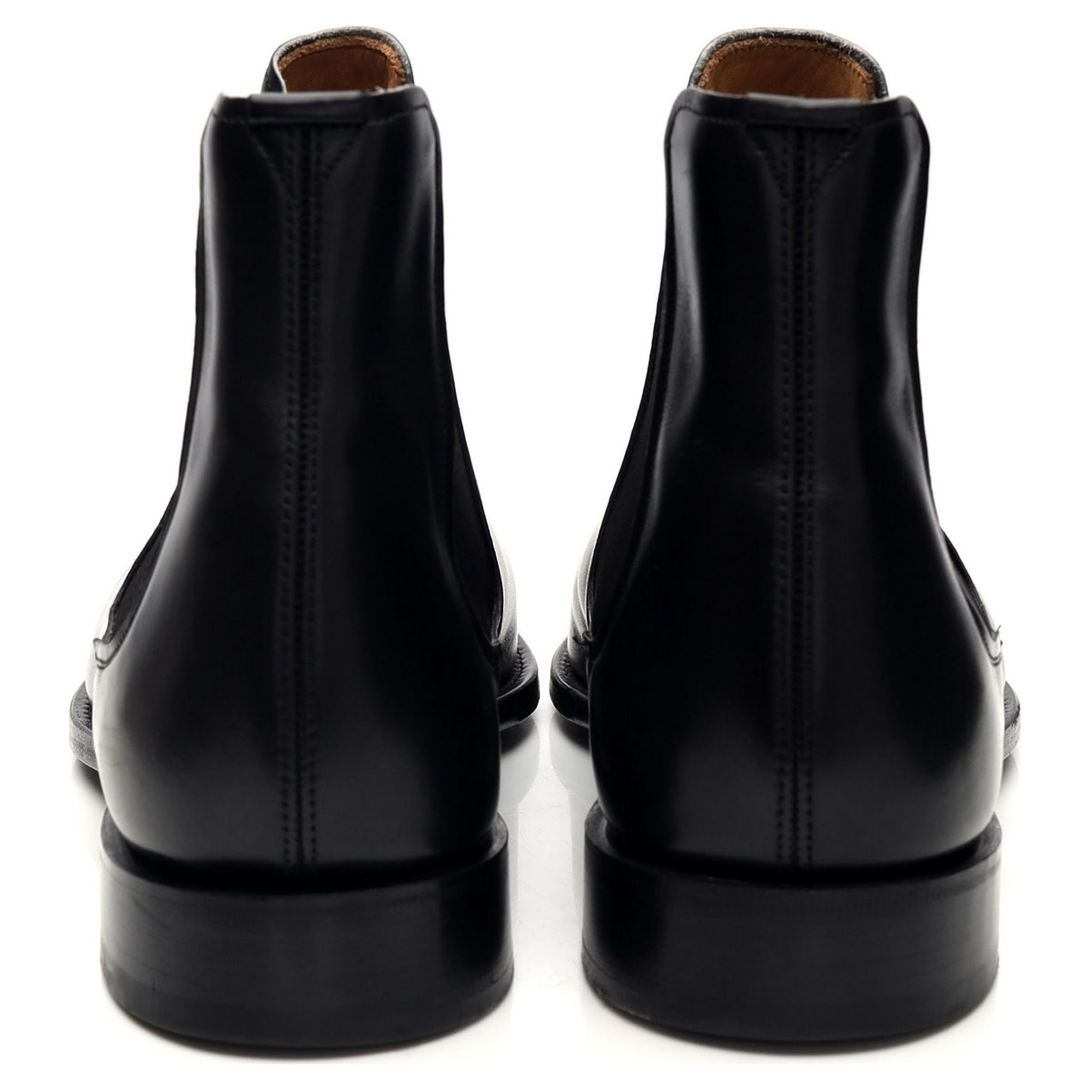 Royal Collection &#39;Viscount&#39; Black Leather Chelsea Boots UK 7.5 F