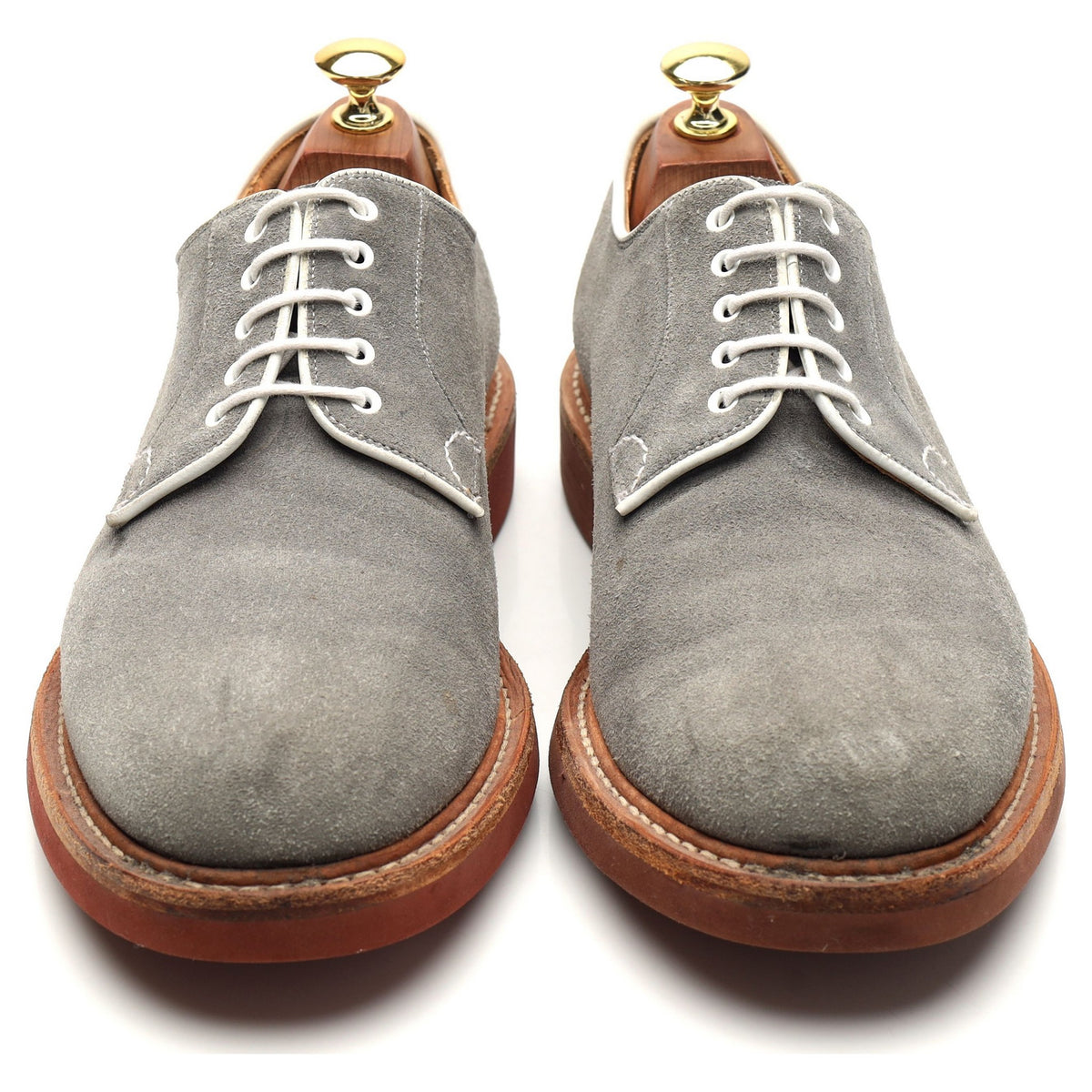 &#39;Fulbeck&#39; Grey Suede Derby UK 8 F
