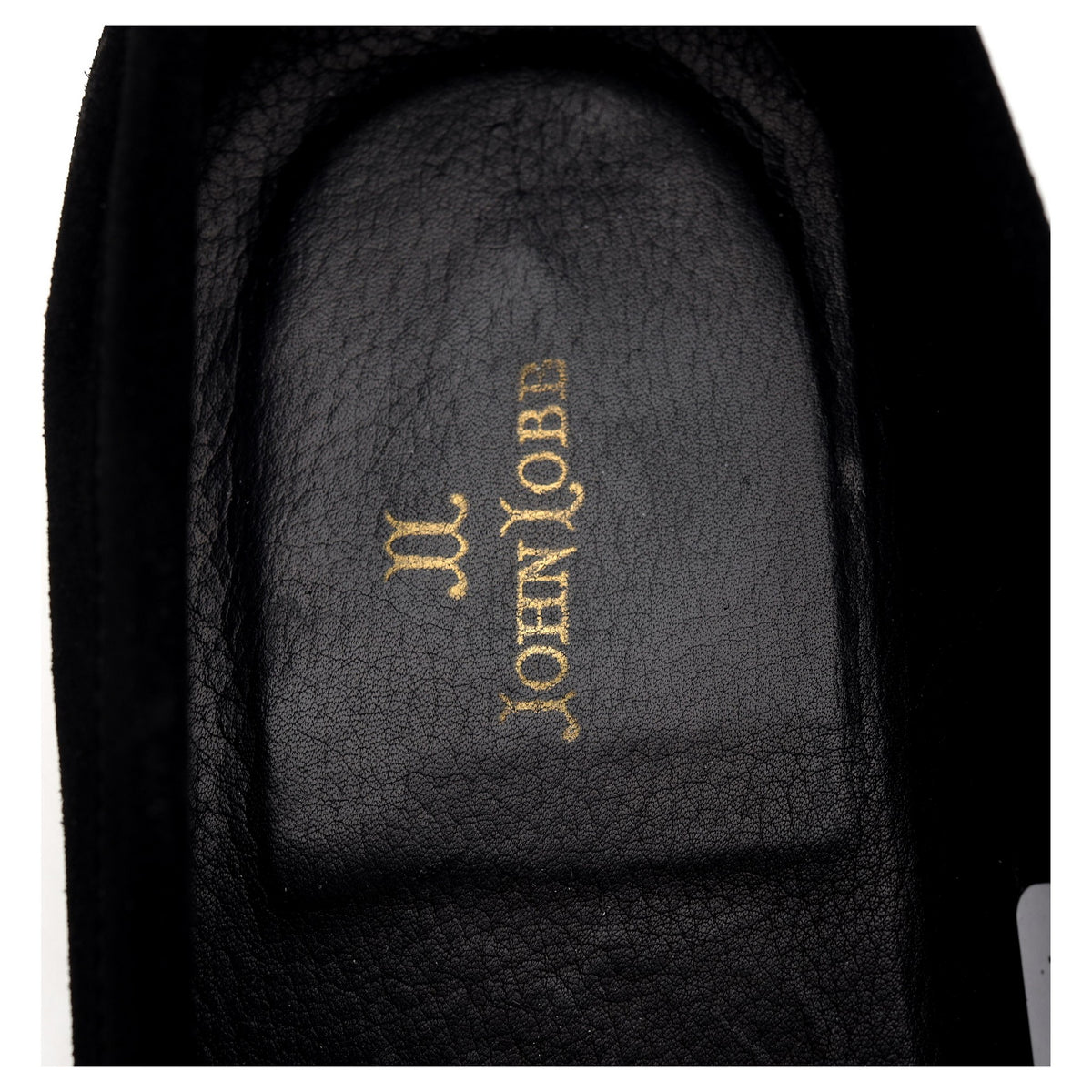 &#39;Chester&#39; Black Suede Loafers UK 9.5 E