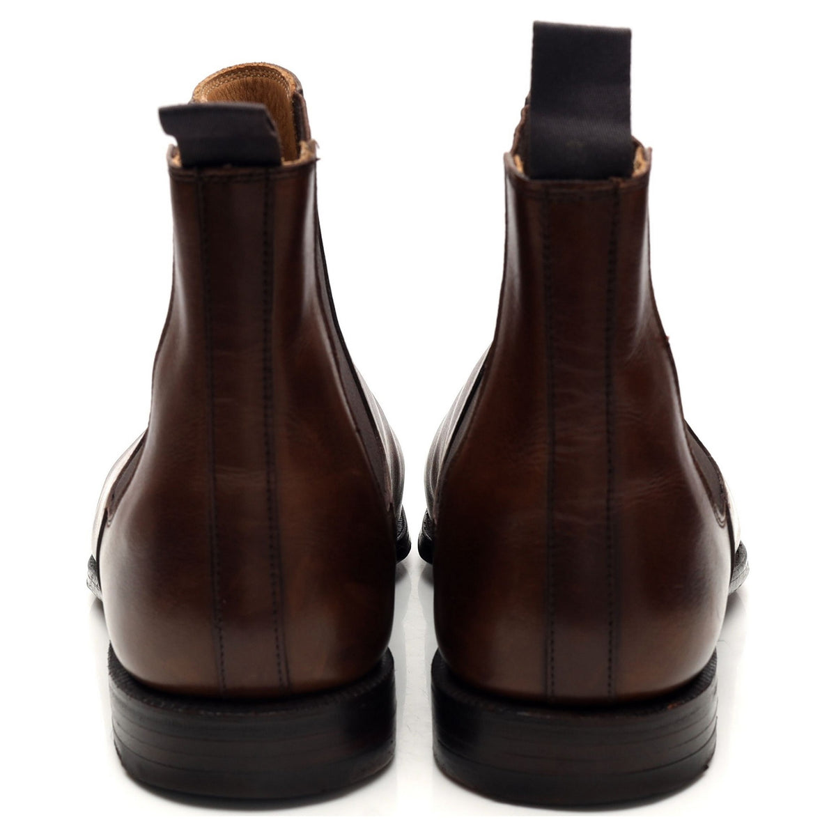 &#39;Cowdray&#39; Dark Brown Leather Chelsea Boots UK 7 E