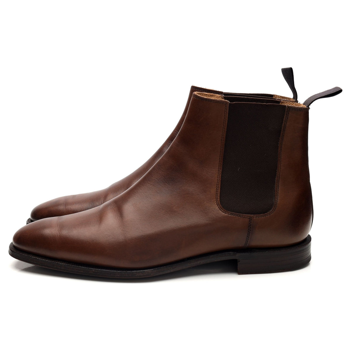 &#39;Cowdray&#39; Dark Brown Leather Chelsea Boots UK 7 E