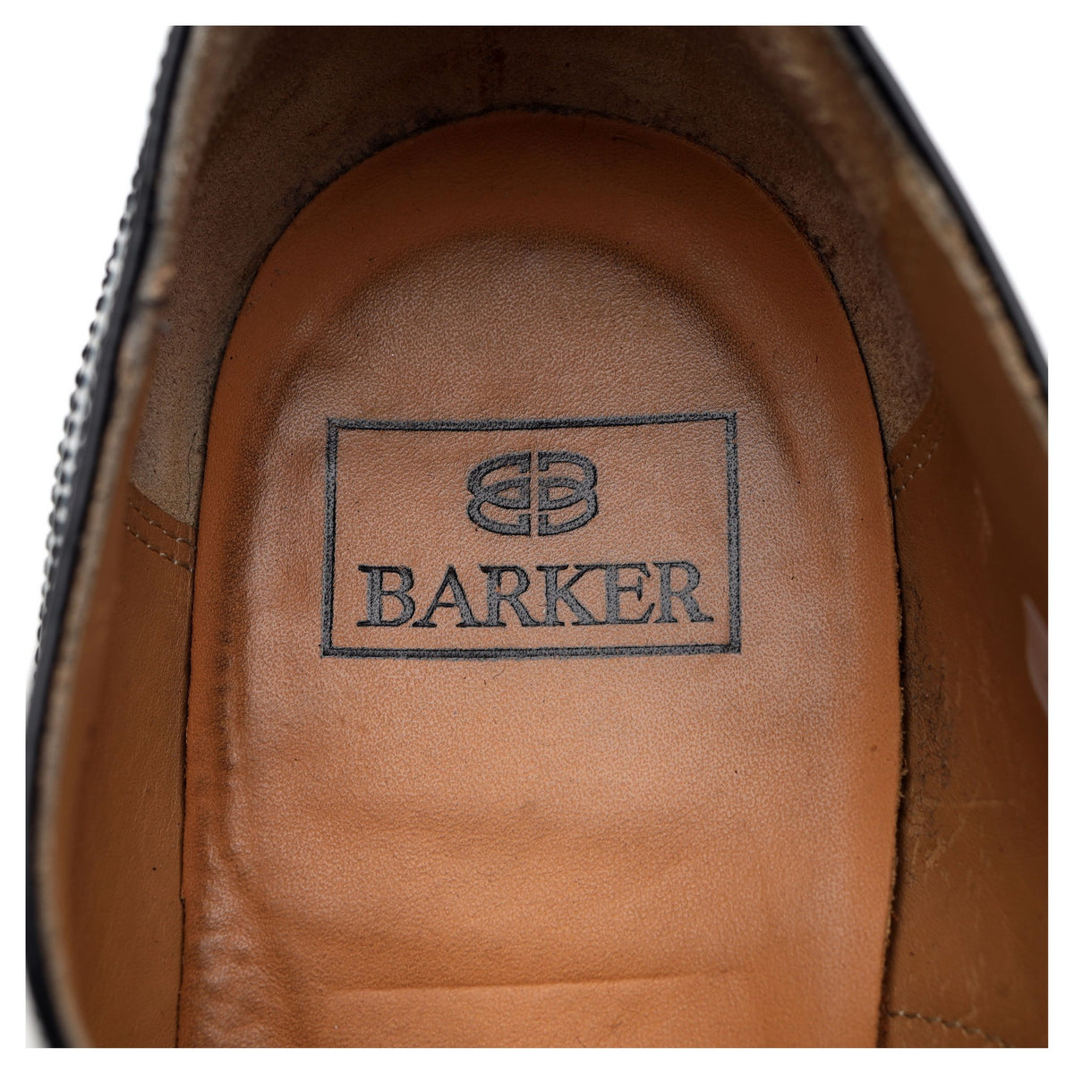Black Leather Brogues UK 8.5 G
