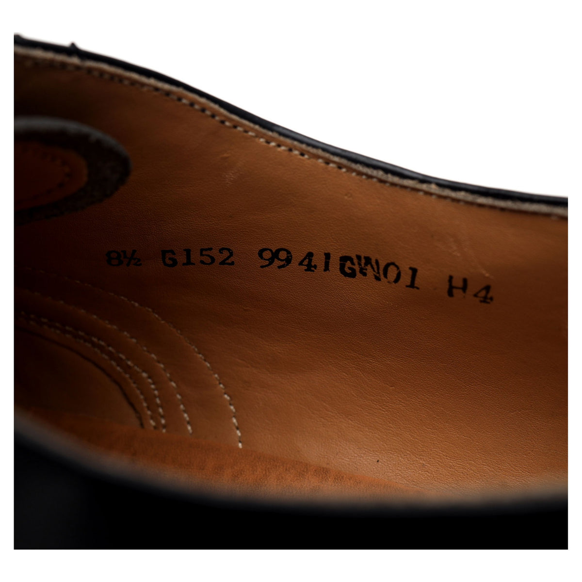 Black Leather Brogues UK 8.5 G