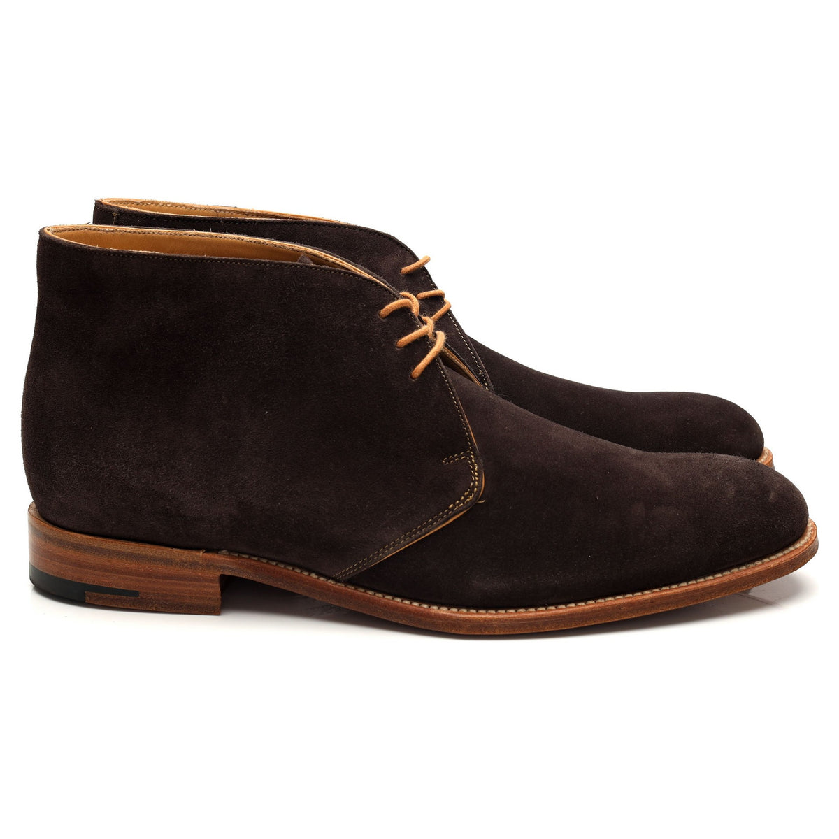 &#39;Devonshire&#39; Dark Brown Suede Chukka Boots UK 9.5 F