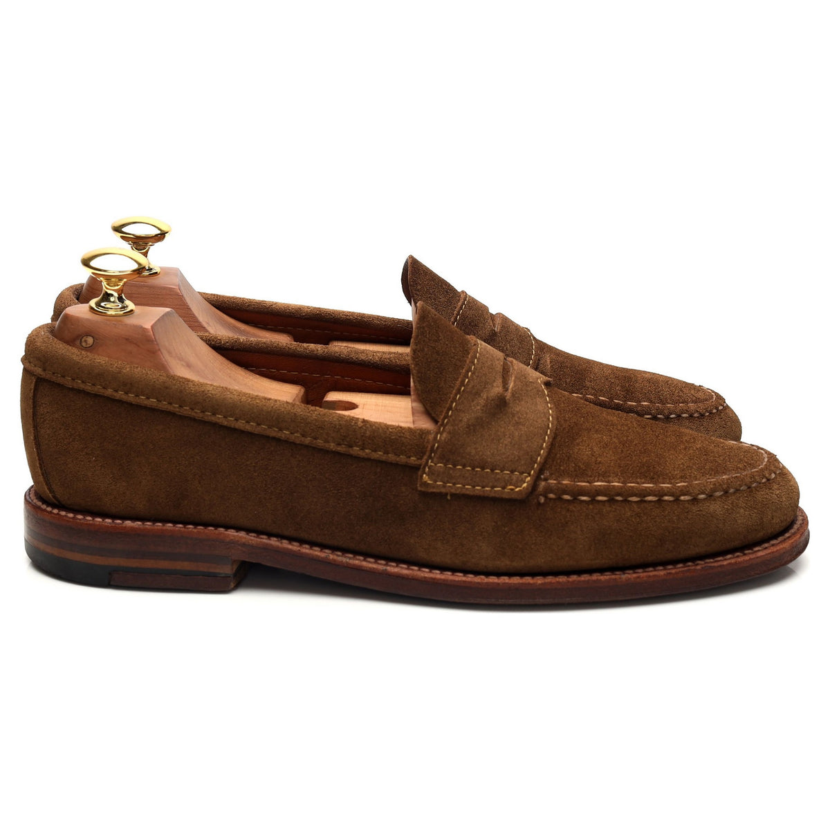 &#39;62437&#39; Snuff Brown Suede Loafer UK 6.5 US 7 D