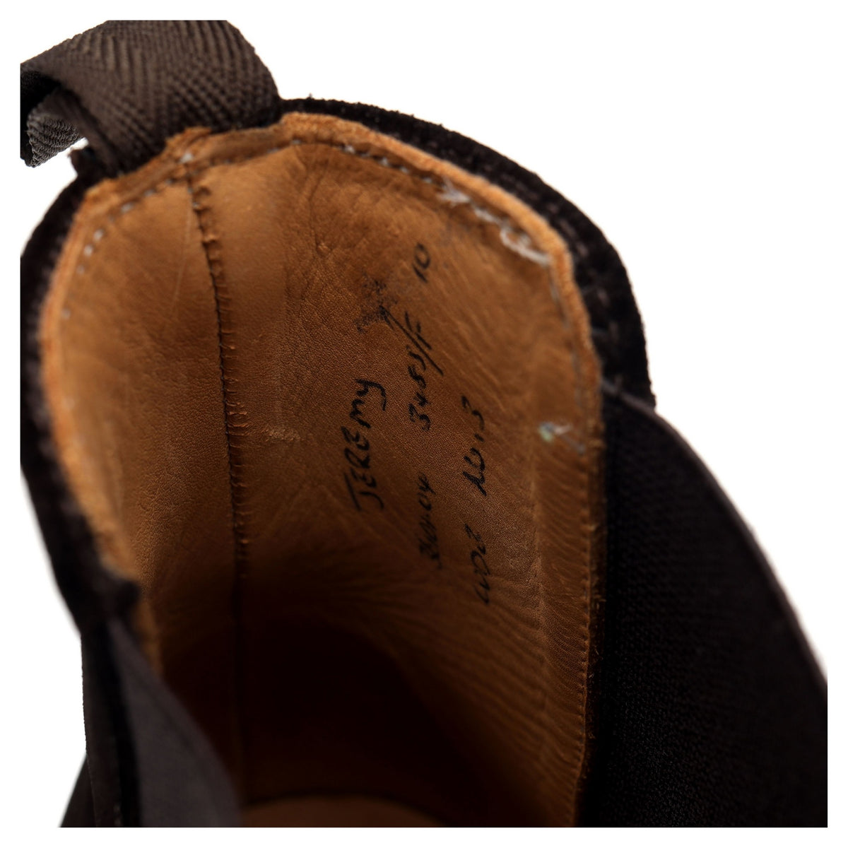 &#39;Jeremy&#39; Dark Brown Suede Chelsea Boots UK 10 F