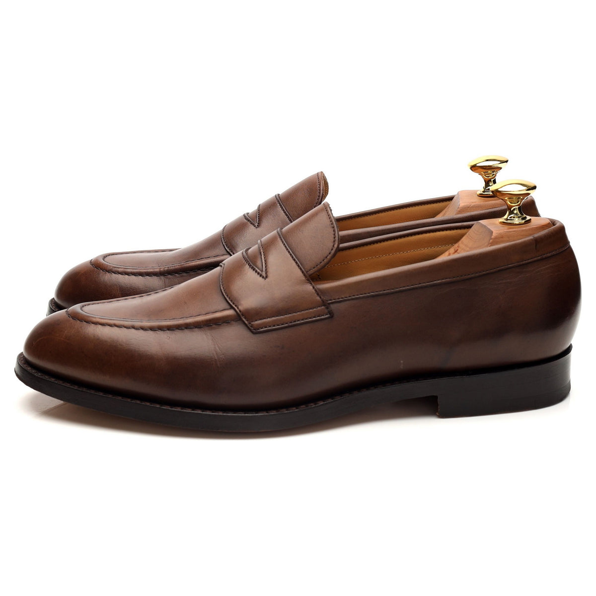 Brown Leather Loafers UK 7.5