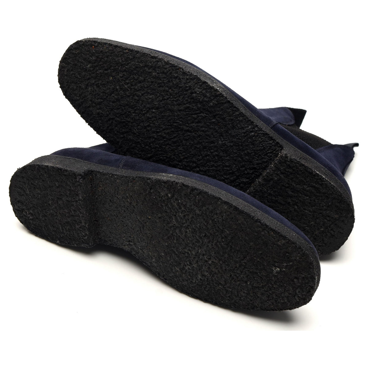 Navy Blue Suede Chukka Boots UK 8