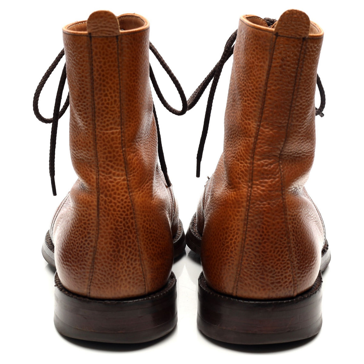 &#39;Elliot&#39; Tan Brown Leather Boots UK 8 F