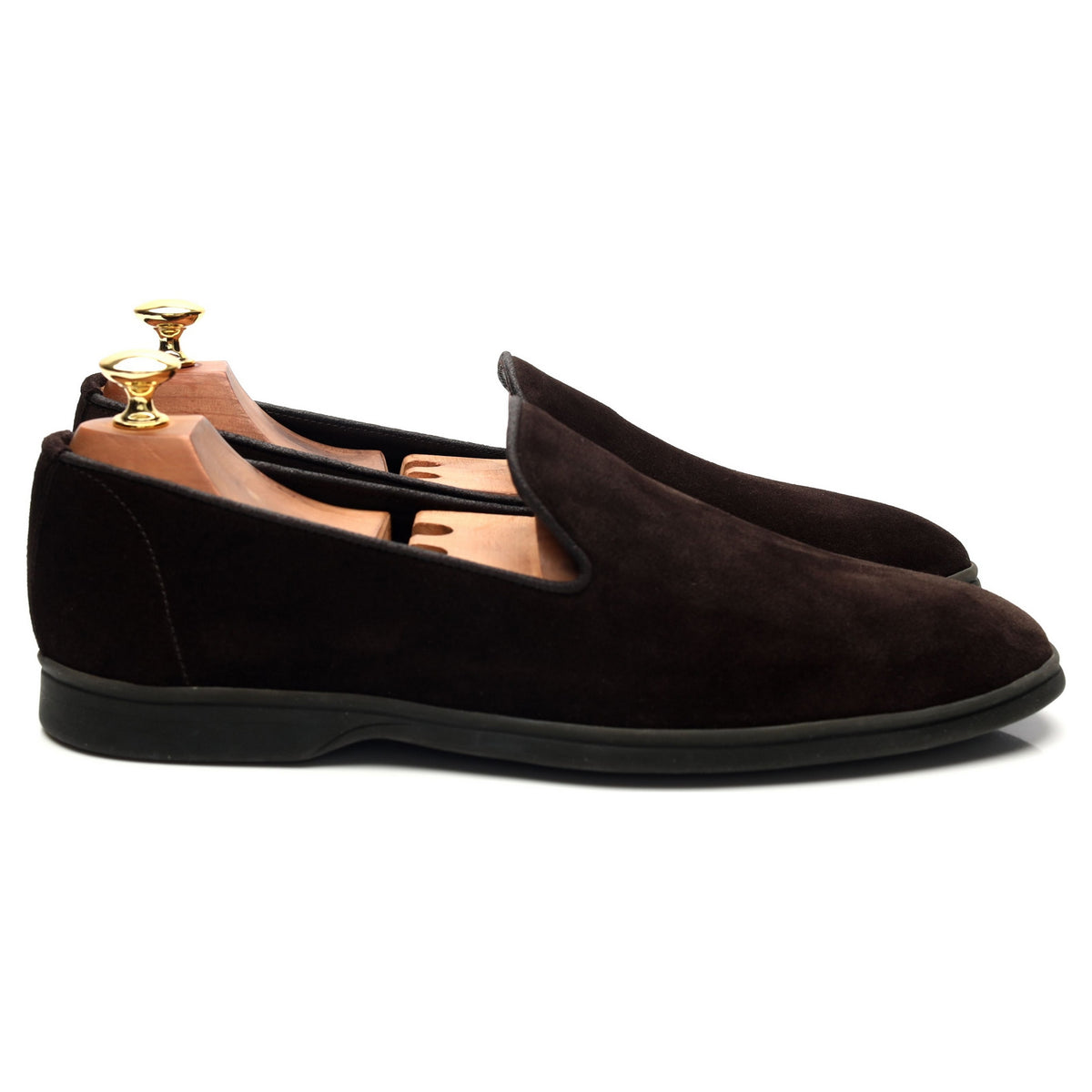 &#39;All Day Slipper&#39; Dark Brown Suede UK 9