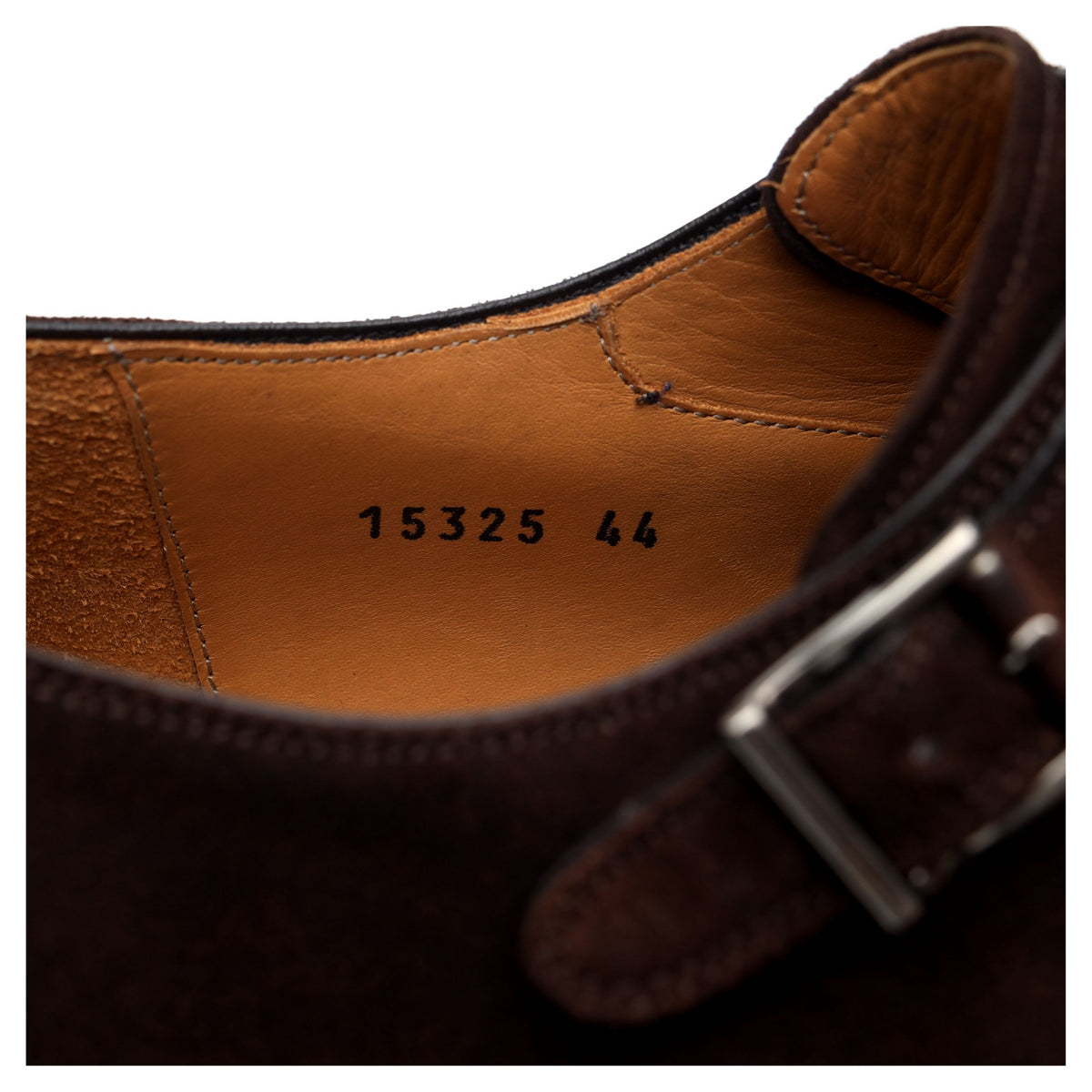 Brown Suede Double Monk Strap EU 44 UK 10