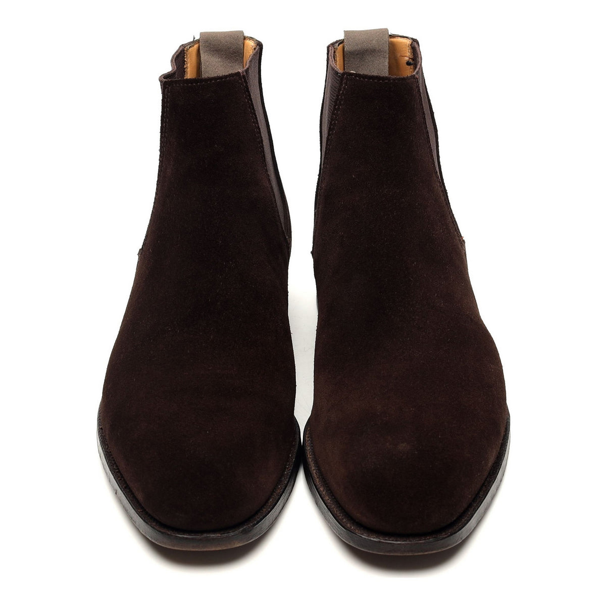 &#39;Ashford&#39; Dark Brown Suede Chelsea Boots UK 8.5 F