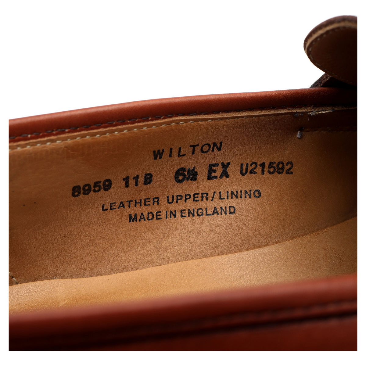 &#39;Wilton&#39; Tan Brown Loafer UK 6.5 EX