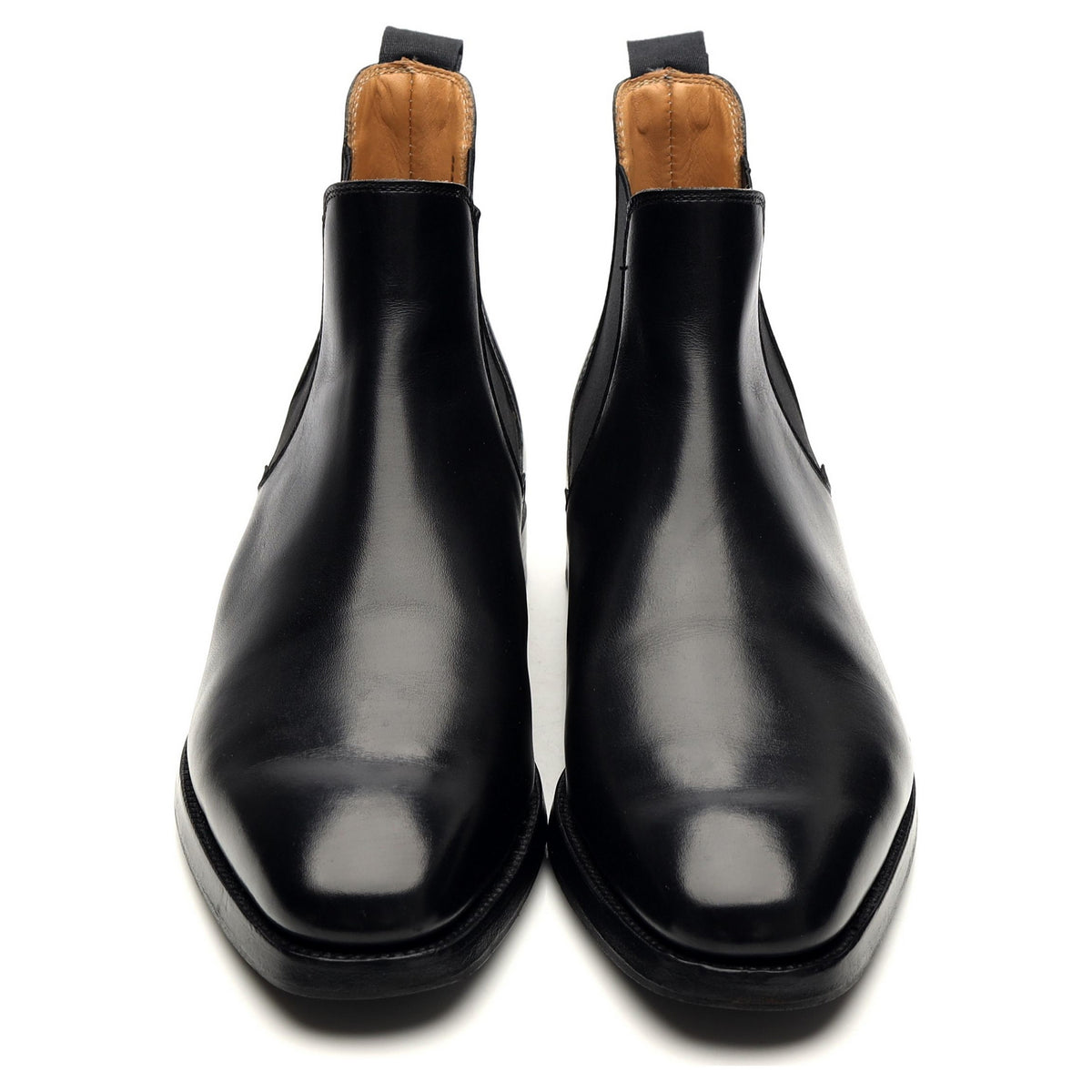 &#39;Chelsea 3&#39; Black Leather Chelsea Boots UK 6 E