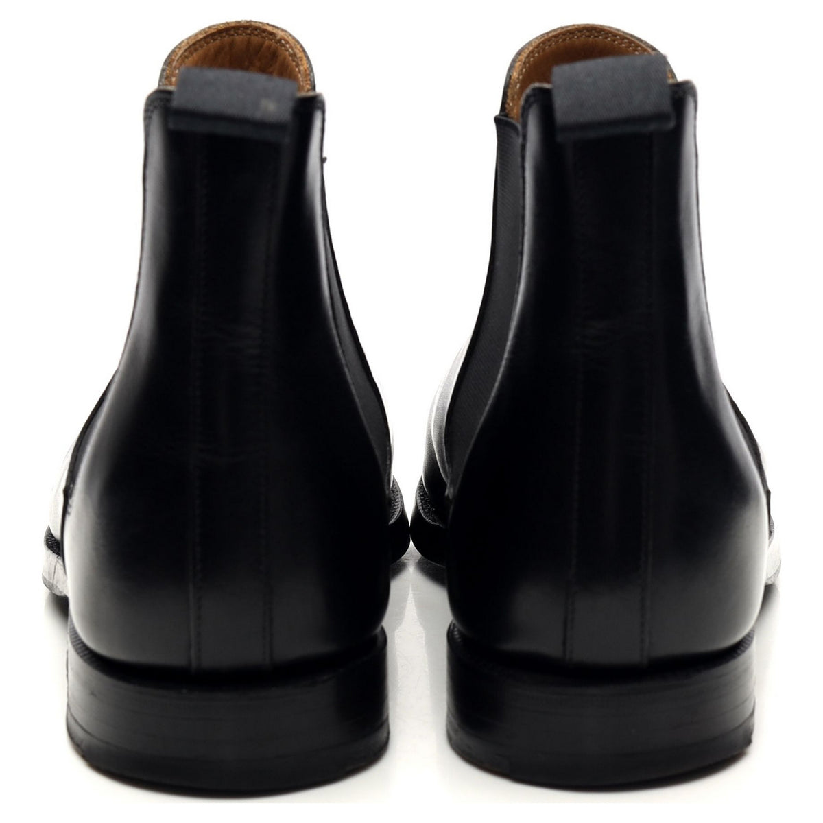 &#39;Chelsea 3&#39; Black Leather Chelsea Boots UK 6 E