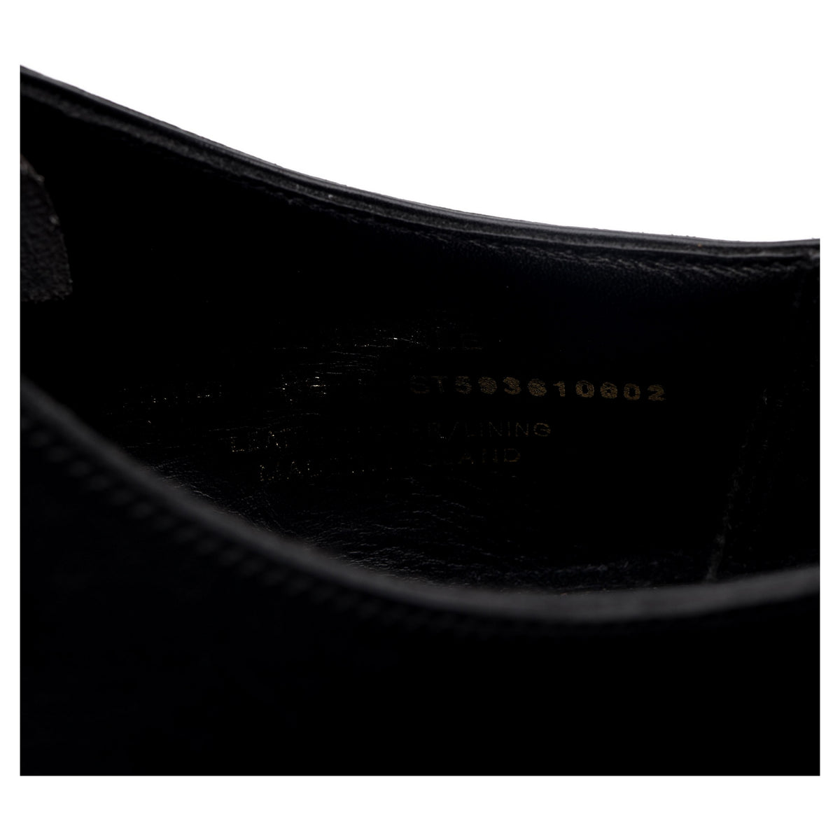 &#39;Lonsdale&#39; Black Leather Oxford UK 8.5 E