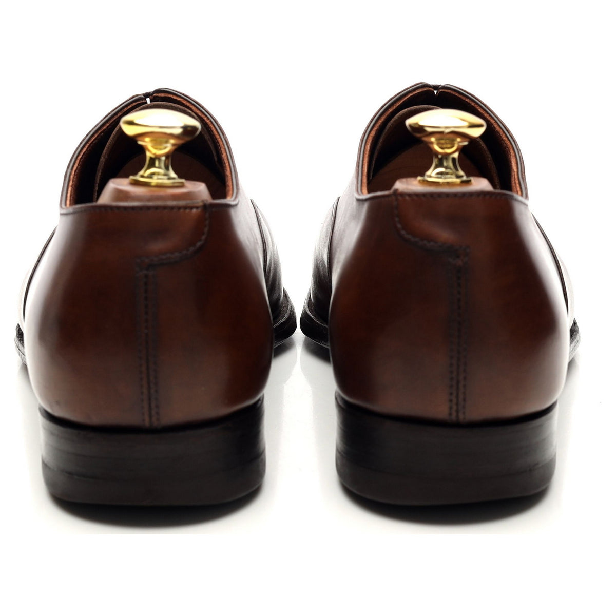 &#39;Audley&#39; Dark Brown Leather Oxford UK 8 E