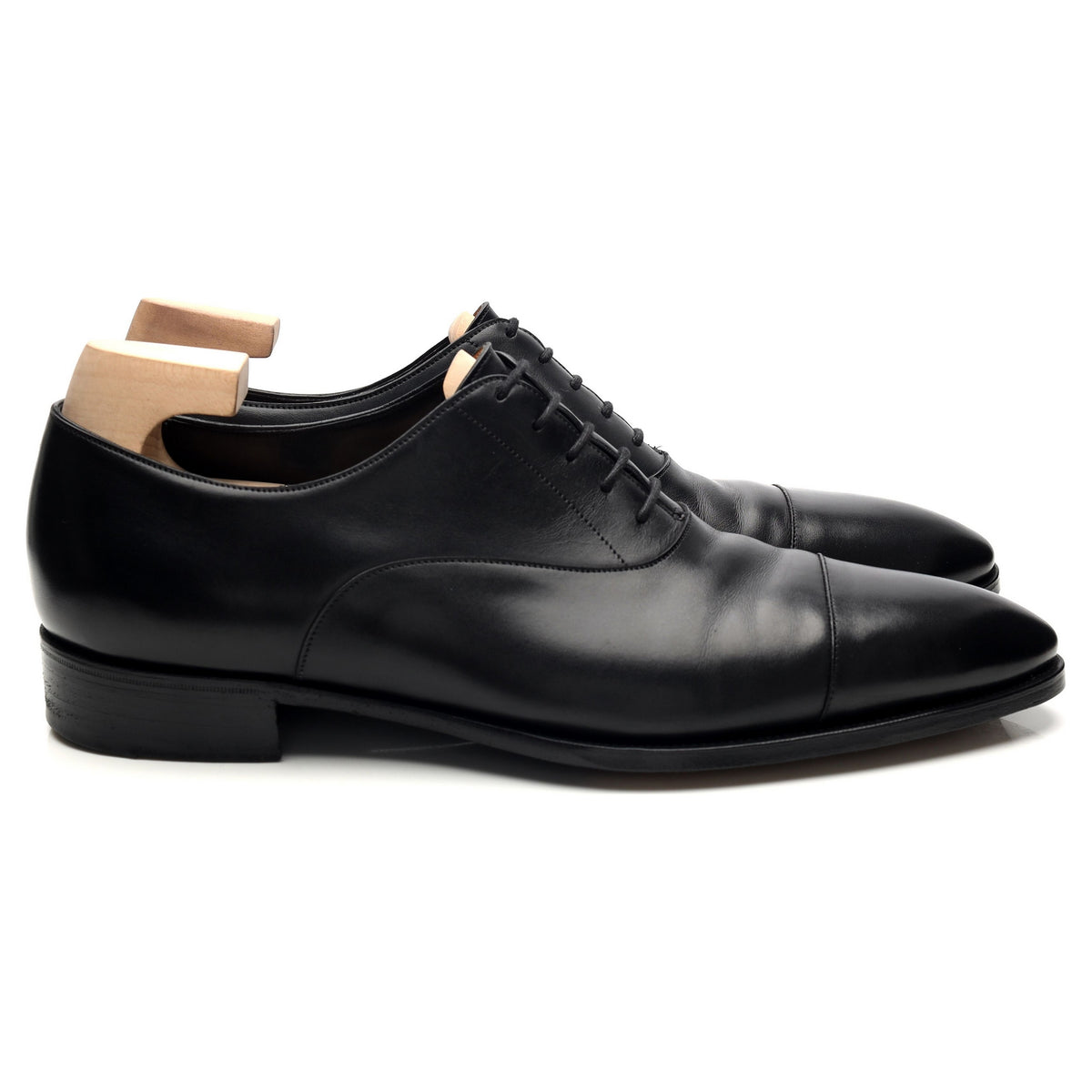 &#39;Oxford&#39; Black Leather Oxford UK 10.5 E