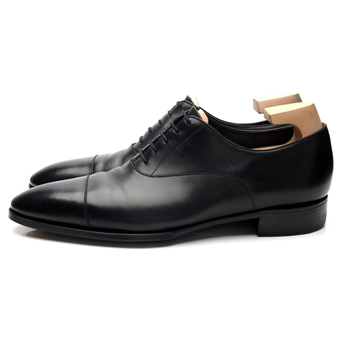 &#39;Oxford&#39; Black Leather Oxford UK 10.5 E