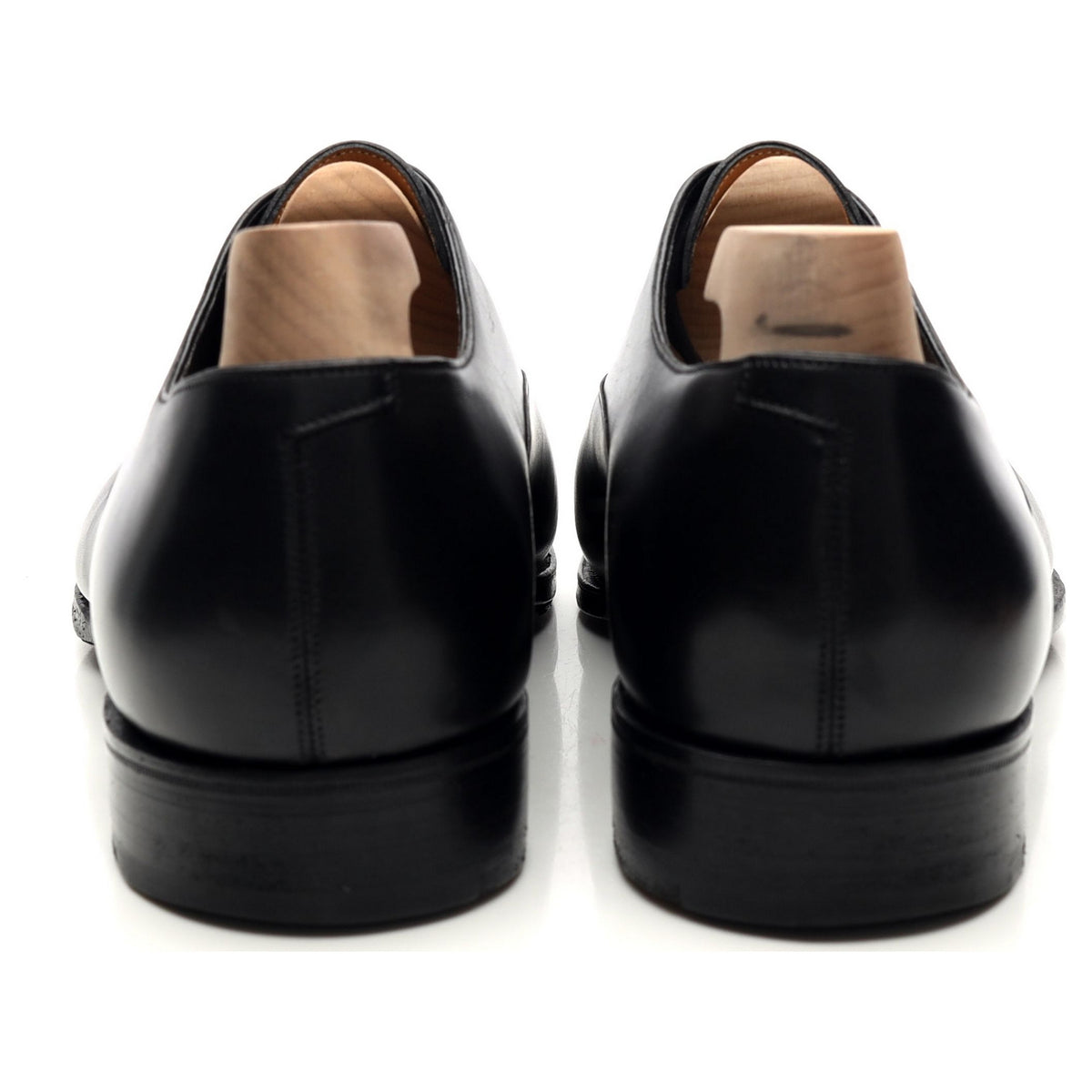 &#39;Oxford&#39; Black Leather Oxford UK 10.5 E